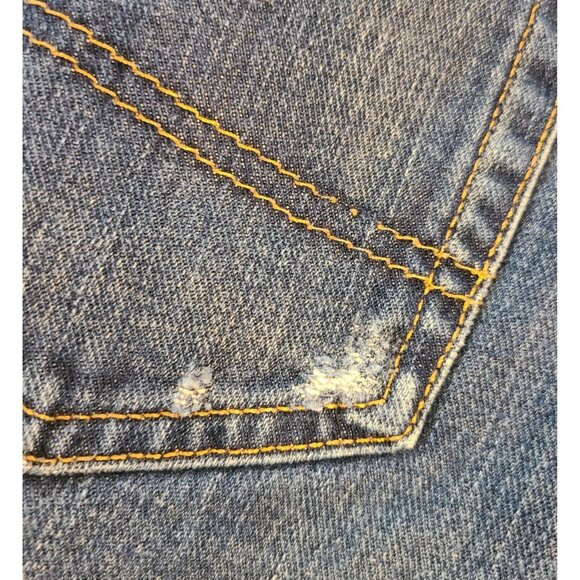 Roebuck & Co. Slim Straight Jeans 30x30 Light Distress - Picture 12 of 14